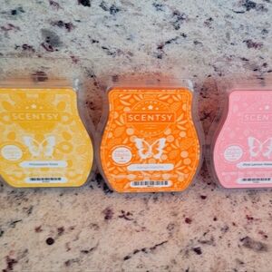 Scentsy Wax Melts Trio - Pineapple, Mango, Pink Lemon
